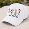 Custom Photo Hat, All Over Print Classic Cap - Personalized Father's Day Birthday Golf Gifts For Dad, Grandpa - Born To Play Golf Always