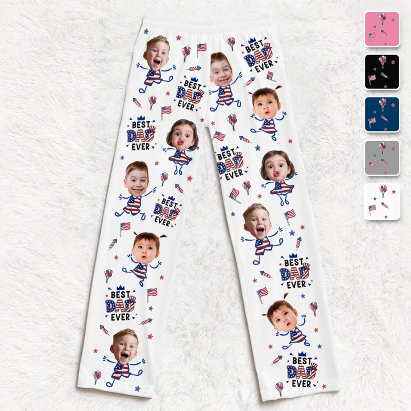 Custom Photo Pajama Pants - Personalized Mother's Day, Father's Day Gifts For Mom, Grandma, Dad, Grandpa - Relax Mode On Every Night