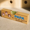 Custom Wooden Bottle Opener With Built-in Spirit Level - Personalized Father's Day Birthday Gifts For Dad, Grandpa - Dad Always Leads The Way