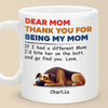 Custom Mug - Personalized Mother's Day Father's Day Birthday Gifts For Dog Lovers, Dog Dad And Mom - Dog Mom Dog Dad For Life