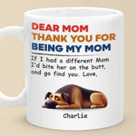 Custom Mug - Personalized Mother's Day Father's Day Birthday Gifts For Dog Lovers, Dog Dad And Mom - Dog Mom Dog Dad For Life