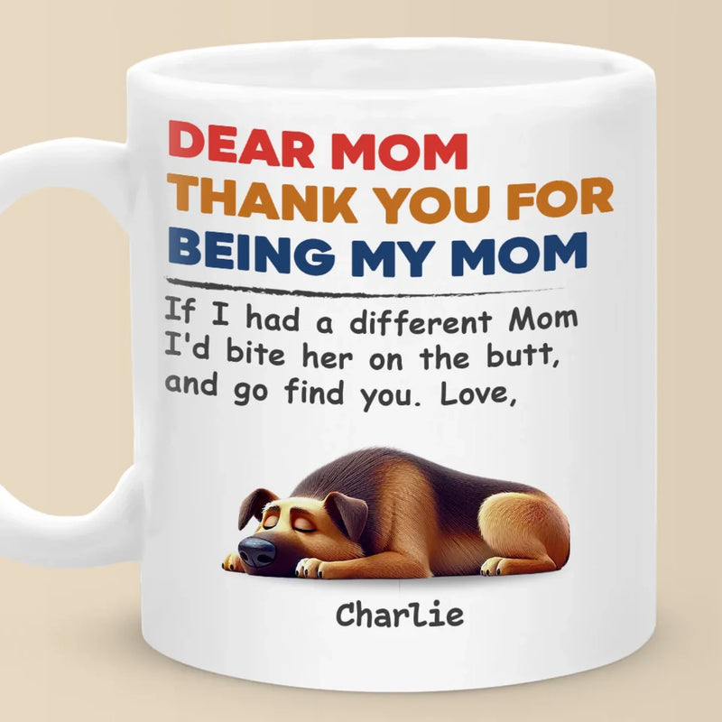 Custom Mug - Personalized Mother's Day Father's Day Birthday Gifts For Dog Lovers, Dog Dad And Mom - Dog Mom Dog Dad For Life