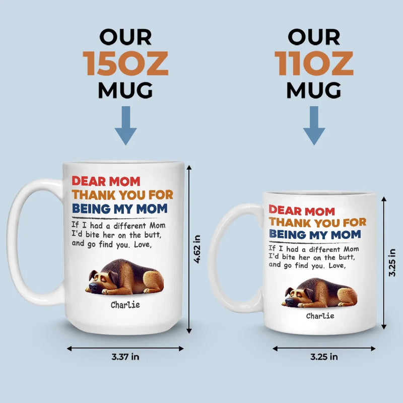 Custom Mug - Personalized Mother's Day Father's Day Birthday Gifts For Dog Lovers, Dog Dad And Mom - Dog Mom Dog Dad For Life