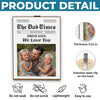Custom Photo Car Visor Clip -  Personalized Father's Day Birthday Gifts For Dad, Grandpa - Safe Travels Always