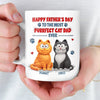 Custom 3D Inflated Effect Printed Mug - Personalized Father's Day Birthday Gifts For Cat Lovers, Cat Mom And Dad - Pawsitively Purrfect Moments