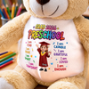 Custom Graduation Plush Bear - Personalized Graduation Gifts For Kids - Future Legend In A Tiny Cap