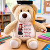 Custom Graduation Plush Bear - Personalized Graduation Gifts For Him, Her - Carry Love Into The Next Chapter