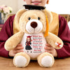 Custom Graduation Plush Bear - Personalized Graduation Gifts For Him, Her - Carry Love Into The Next Chapter