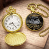 Custom Photo Pocket Watch - Personalized Father's Day, Baby Shower, Gender Reveal Gifts For New Dads, Grandpas - Love At First Ultrasound