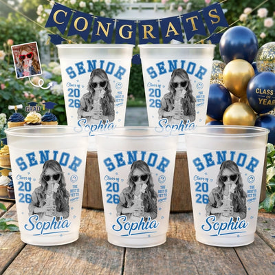 Custom Photo Graduation Cups - Personalized Graduation Gifts For Him, Her - The best Is Yet To Come