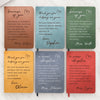 Custom Leather Writing Journal - Personalized Birthday Gifts For Teachers - Appreciation Written From The Heart