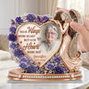 Custom Photo Acrylic Plaque - Personalized  Memorial Sympathy Gifts For Loss Of Mom, Dad - Forever Loved, Never Forgotten
