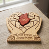 Custom Shaped Wooden Art Puzzle - Personalized Father's Day Birthday Gifts For Dad, Grandpa - Together We Run Strong