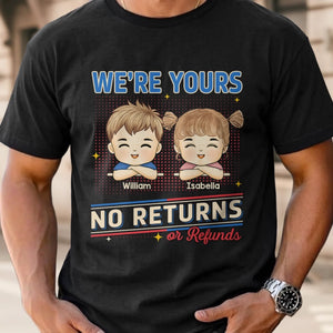 Custom Unisex T-shirt, Premium T-shirt, Hoodie – Personalized Father's Day Birthday Gifts For Dad, Grandpa – No Returns Or Refunds