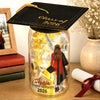 Custom Money Holder Mason Jar Light - Personalized Graduation Gifts For Her - Loved, Supported, Unstoppable