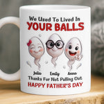 Custom 3D Inflated Effect Printed Mug - Personalized Father's Day Birthday Gifts For Dad - Thank You For Everything Dad