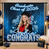 Custom Photo Backdrop - Personalized Graduation Gifts For Him, Her - Celebrating Big Dreams