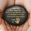 Custom Printed Rock - Personalized Father's Day Gifts For Dad, Grandpa - Memories Carved In Stone
