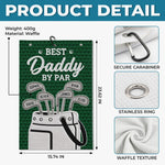 Custom Golf Towel - Personalized Father's Day Birthday Golf Gifts For Dad, Grandpa - Good Vibes And Fairways