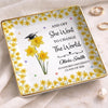 Custom Full-Print Jewelry Dish - Personalized Graduation Gifts For Him, Her - Dream Big, Bloom Bigger