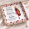 Custom Full-Print Jewelry Dish - Personalized Graduation Gifts For Her - Bloom Boldly, Graduate Girl