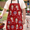 Custom Photo Apron With Pocket - Personalized Father's Day Gifts For Dad, Grandpa - Backyard Legend Status