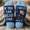 Custom Crew Socks - Personalized Graduation Gifts For Him, Her - Too Cool For School
