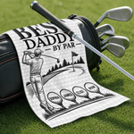 Custom Golf Towel - Personalized Father's Day Birthday Golf Gifts For Dad, Grandpa - The Real Golf Champ