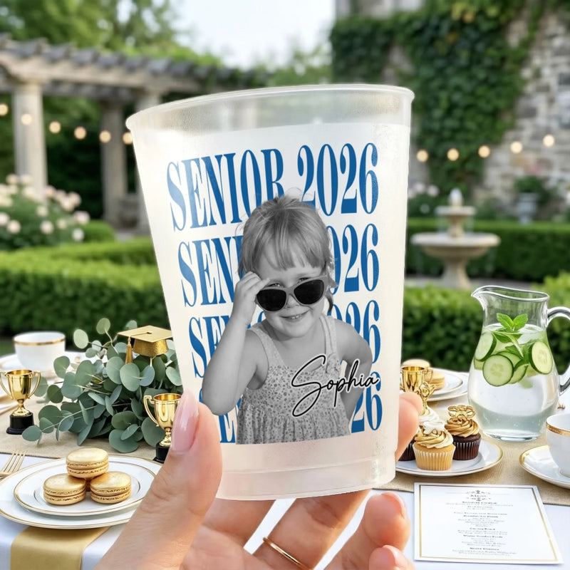 Custom Photo Graduation Cups - Personalized Graduation Gifts For Him, Her - Chasing Dreams, Catching Success