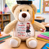 Custom Graduation Plush Bear - Personalized Graduation Gifts For Daughter, Son - Diploma Day Cutie