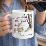 Custom 3D Inflated Effect Printed Mug - Personalized Graduation Gifts For Teachers - Big Impact, Tiny Note