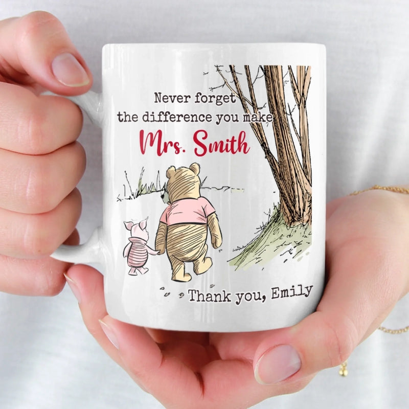 Custom 3D Inflated Effect Printed Mug - Personalized Graduation Gifts For Teachers - Big Impact, Tiny Note