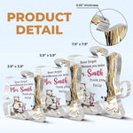 Custom Puzzle Shaped Acrylic Plaque - Personalized  Graduation Gifts For Teachers - You Helped Me Grow