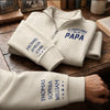 Custom Unisex Quarter Zip Sweatshirt - Personalized Father's Day Birthday Gifts For Dad, Grandpa - Dad Makes Every Moment Better