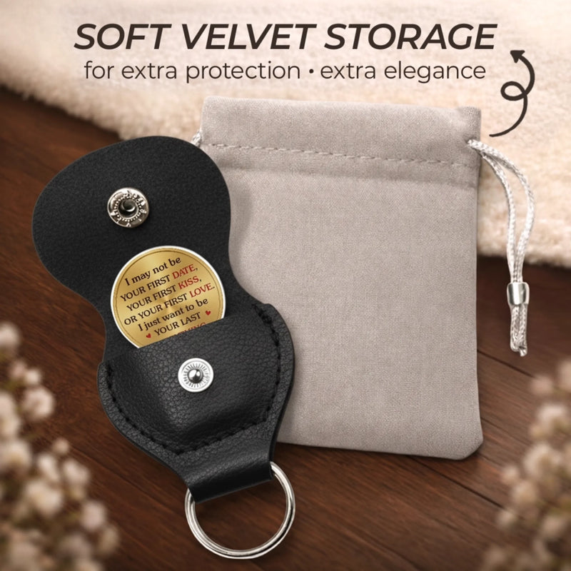 Custom Pocket Hug - Personalized Anniversary Wedding Gifts For Husband And Wife, Him And Her - Sweet Little Promise