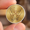 Custom Pocket Hug - Personalized Anniversary Wedding Gifts For Husband And Wife, Him And Her - Sweet Little Promise