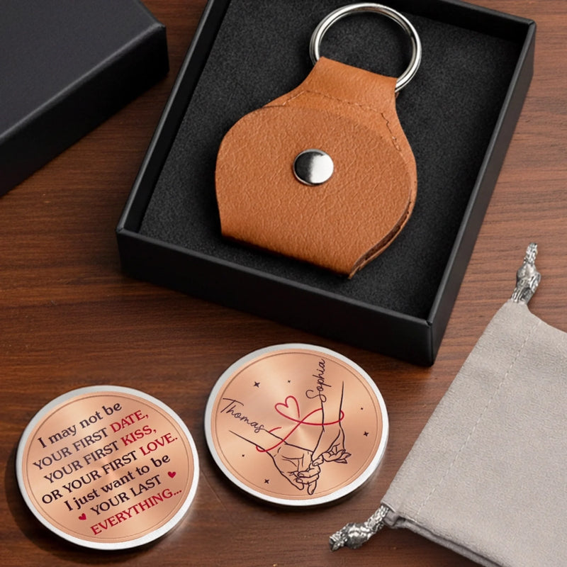 Custom Pocket Hug - Personalized Anniversary Wedding Gifts For Husband And Wife, Him And Her - My Everyday Reminder