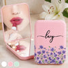 Custom LED Compact Makeup Mirror - Personalized Best Friend Birthday Gifts For Women, Besties, Sisters, BFF - Beauty On The Go