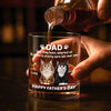 Custom Whiskey Glass - Personalized Father's Day Birthday Gifts For Dog Cat Lovers, Dog Dad And Mom, Cat Owners - Cheers To Fur Family