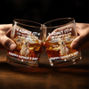 Custom Whiskey Glass - Personalized Father's Day Birthday Gifts For Gifts For Dog Cat Lovers, Dog Dad And Mom, Cat Owners - Dog Dad Mode