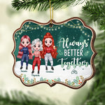 You Are My Person - You Will Always Be My Person - Personalized Custom Benelux Shaped Wood Christmas Ornament