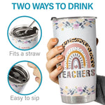 I Never Dreamed I'd Grow Up To Be A Super Cute Teacher - Tumbler - Appreciation, Graduation, Retirement, Thank You Gift For Teacher, Teacher Gift From Students