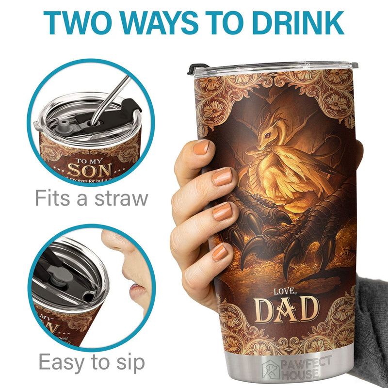 The Proudest Moment For Me Is Telling Others You Are My Son - Tumbler - To My Son, Gift For Son, Son Gift From Dad, Birthday Gift For Son