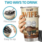 Our Home Ain't No Castle But Still You Are My Queen Forever - Tumbler - To My Wife, Gift For Wife, Anniversary, Engagement, Wedding, Marriage Gift
