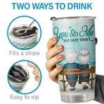 Our Life Ain't No Fairy Tale But Still You Are My Queen Forever - Tumbler - To My Wife, Gift For Wife, Anniversary, Engagement, Wedding, Marriage Gift