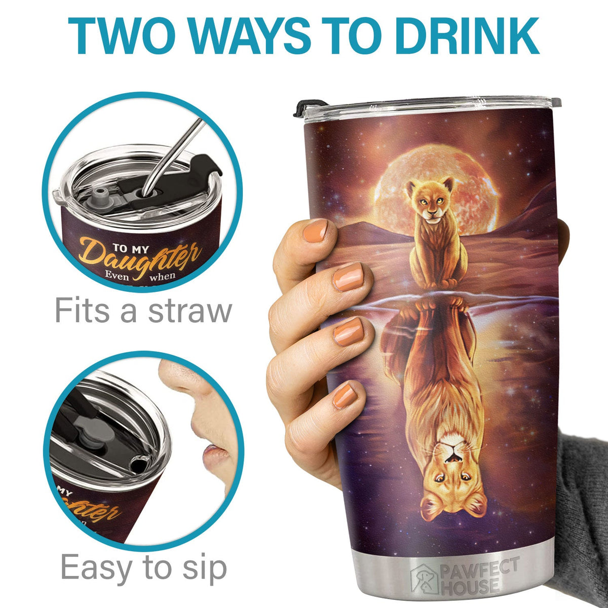 I Always Love You More Than I Could Ever Tell You- Tumbler - To My Daughter, Gift For Daughter, Daughter Gift From Mom, Birthday Gift For Daughter