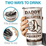 Sometimes It’s Hard To Find Words To Tell You How Much You Mean To Me - Tumbler - To My Daughter, Gift For Daughter, Daughter Gift From Dad, Birthday Gift For Daughter
