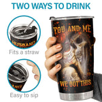 Husband Wife Not Always Eye To Eye But Always Heart To Heart - Tumbler - Gift For Couple, Husband Wife, Anniversary, Engagement, Wedding, Marriage Gift