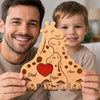 Custom Shaped Wooden Art Puzzle - Personalized Father's Day Birthday Gifts For Dad, Grandpa - Stand Tall And Stay Kind