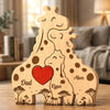 Custom Shaped Wooden Art Puzzle - Personalized Father's Day Birthday Gifts For Dad, Grandpa - Stand Tall And Stay Kind